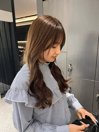 ロング 田中 亜澄のヘアスタイル