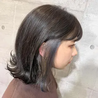 ミディアム カラー 韓国ヘア /男女❄️ 細江 美紅のヘアスタイル