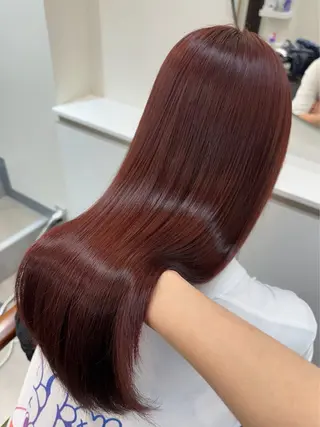 ロング カラー レイヤー/顔周り /いいぬまみかのヘアスタイル