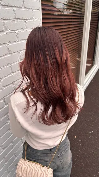 ロング カラー カワサキ ミクのヘアスタイル