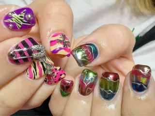 ネイル Nail Atelier IamI所属・アイアムアイ 大村磨衣のネイルデザイン