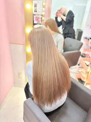 ロング カラー 甘ふわgirly🎀 ハイトーン🤍Ramのヘアスタイル