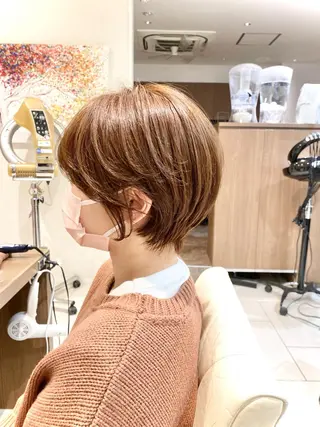ショート カラー 横山 直輝のヘアスタイル