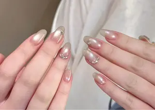 ネイル 🎀PG🩵 ネイルサロンのネイルデザイン