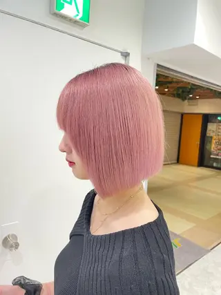 ショート カラー 渋谷/透明感カラー /半個室/こうめいのヘアスタイル