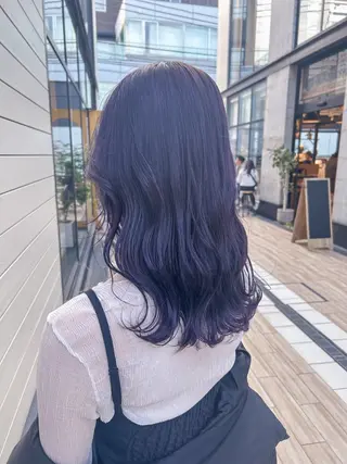 セミロング カラー ヘアアレンジ yuka .のヘアスタイル