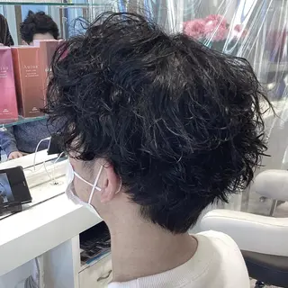 パーマ メンズ メンズ縮毛矯正 ♠️店長下平隼人のヘアスタイル