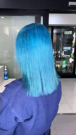 セミロング JUNYA 海外ガールヘアのヘアスタイル