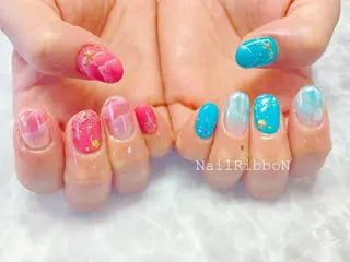 ネイル ネイルリボン 石田のネイルデザイン