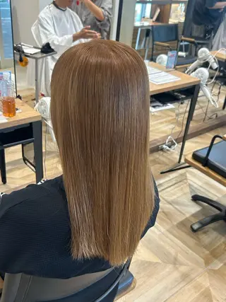 カラー 🫧ナナ_ 髪質改善_カラー🍑のヘアスタイル