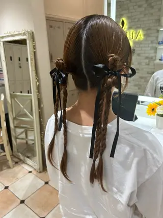 ヘアアレンジ ヘアアレンジ /カラー和田茉日琉のヘアスタイル