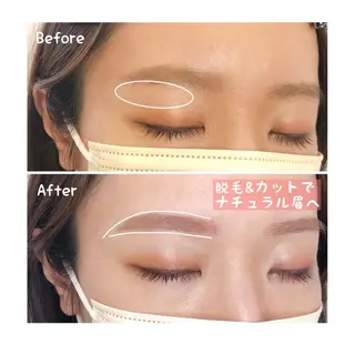 アイブロウ WHITE  EYE　京橋店所属・WHITE EYE 京橋店の眉毛・アイブロウイメージ
