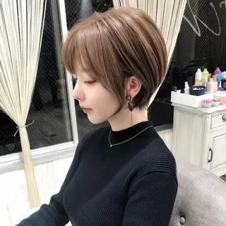 ショート 小野 明日香のヘアスタイル