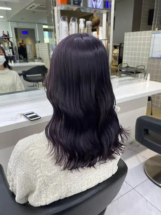 セミロング カラー ダブルカラー/ 横浜/JURIのヘアスタイル