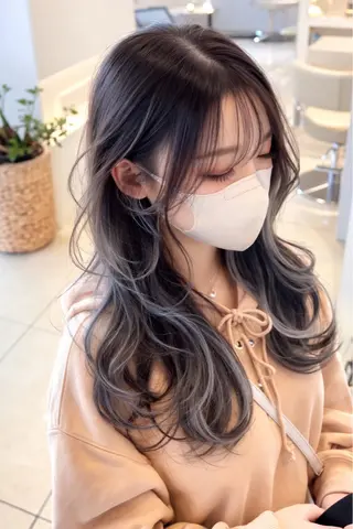 ロング カラー 金子 直樹のヘアスタイル