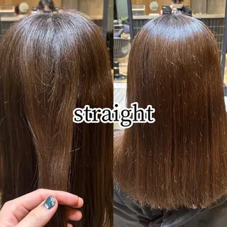 ミディアム パーマ ボブ・レイヤー 田中 励也のヘアスタイル