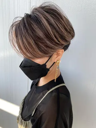 ショート カラー hair studio nico...所属・アイラッシュニコ 麻生のマツエク・マツパデザイン