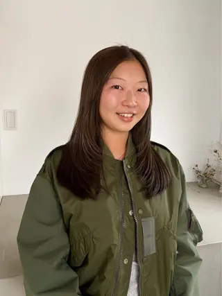 ミディアム 🧣misaki 透明感カラー🧣のヘアスタイル