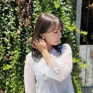 ミディアム カラー 鎌田卓也/髪質改善 /透明感カラーのヘアスタイル