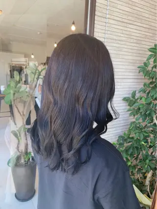 ロング 透明感カラー wacoのヘアスタイル