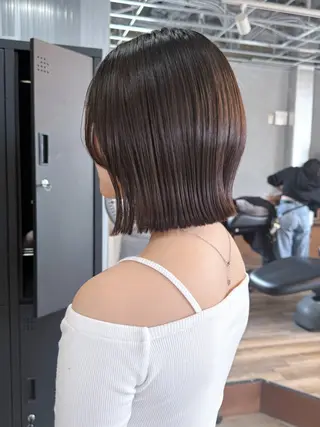 ショート noa / 郡山ボブ ×透明感カラーのヘアスタイル