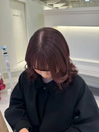 ミディアム カラー ParveMix🍀 藤原愛未のヘアスタイル