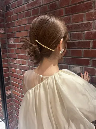 ミディアム ヘアアレンジ 🌷nanase🌷 gally hairのヘアスタイル
