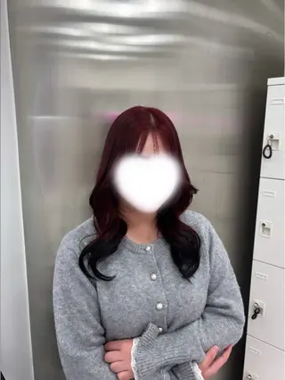 カラー かわいい艶髪🤍 れいな🤍のヘアスタイル