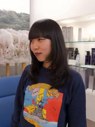 セミロング BEAUTRIUM 鎌倉小町所属・🌞アオキ サキ🕊のヘアスタイル