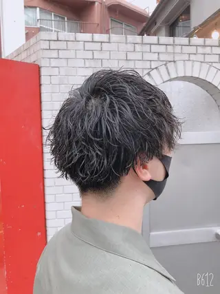 メンズ デザインカラー🎨 下北沢 / 磯部のヘアスタイル