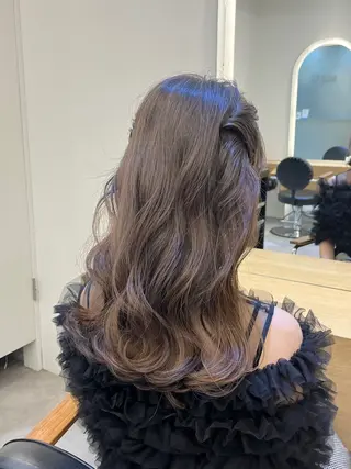 ヘアアレンジ 透明感カラー/ 里見倭梨のヘアスタイル