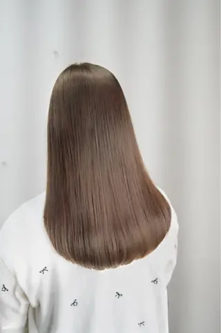 セミロング 🪞透けヘア髪質改善 艶ベージュ/nagiのヘアスタイル