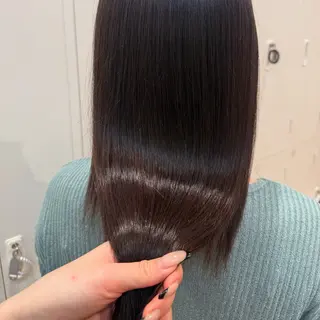 セミロング ヘアアレンジ キヨミ 韓国レイヤーカットのヘアスタイル