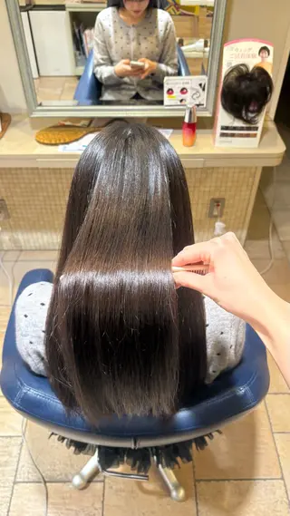 ロング 井本 帆香のヘアスタイル