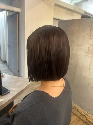 ミディアム カラー ブリーチ／ヘアセット 🪞🌙minamiのヘアスタイル