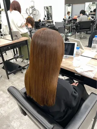 カラー 美髪トリートメント✨ たけとら🐯のヘアスタイル