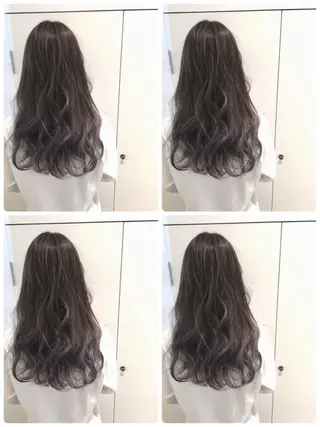 ミディアム due hair 京都駅前店 MILBON オージュア認定サロン【デューヘアー】所属・ハイトーンブリーチ 土坂　由志【京都】のヘアスタイル