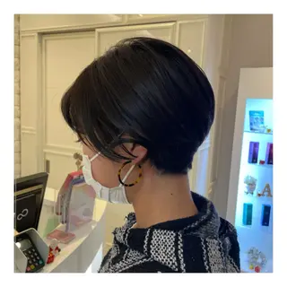 ショート BiBi  藪 菜月のヘアスタイル