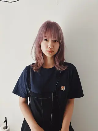カラー 前野 日奈のヘアスタイル