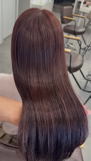 セミロング 🎀miyu🎀 カラー/縮毛矯正のヘアスタイル