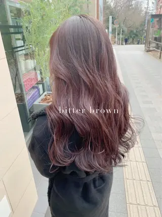 ロング カラー 似合わせレイヤーʚɞ ハッシュカットriiのヘアスタイル