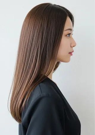 ロング 永幡 早百合のヘアスタイル