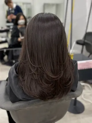 ミディアム 💗韓国ヘア/透明感 💗若菜あいこのヘアスタイル