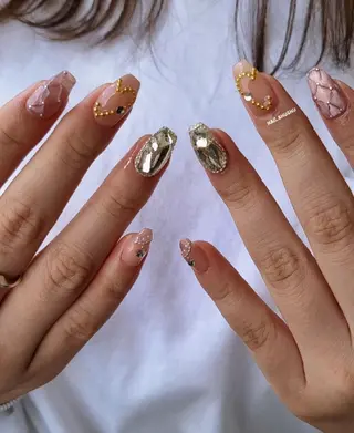 ネイル 3dパーツ/流行り 👧shushu❤️のネイルデザイン