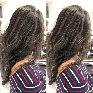 ミディアム カラー JILBLAN京都 ショート/ハイライトのヘアスタイル