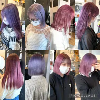 カラー 田中   麗彩也のヘアスタイル