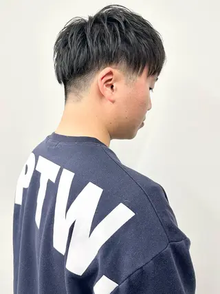 ショート メンズ 小顔ボブ/お悩み解決 /ボブパーマ/とういのヘアスタイル