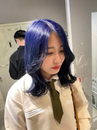 セミロング カラー ダブルカラー/ 横浜/JURIのヘアスタイル