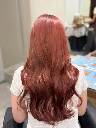 ロング カラー 透明感🫧/ブリーチ /永田　汰伊智のヘアスタイル