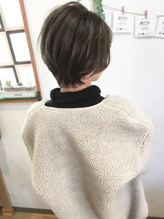 ショート カラー ショート、ボブ シマダマサトのヘアスタイル